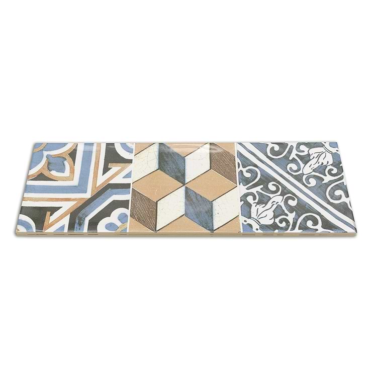 Bulevar Warm Deco 4x12 Ceramic Tile