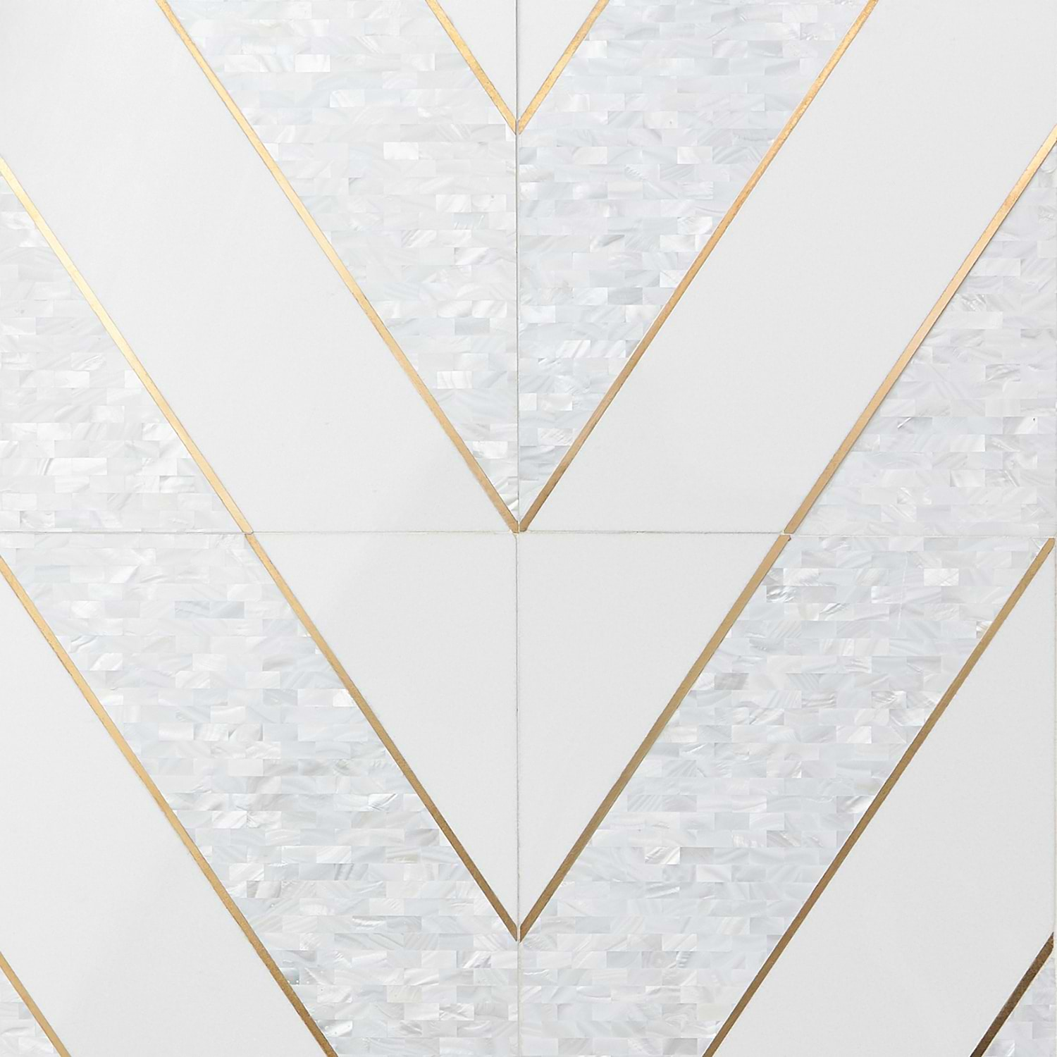 Timeless Perla Brass 12x18 Polished Nanoglass Tile By Elizabeth Sutton