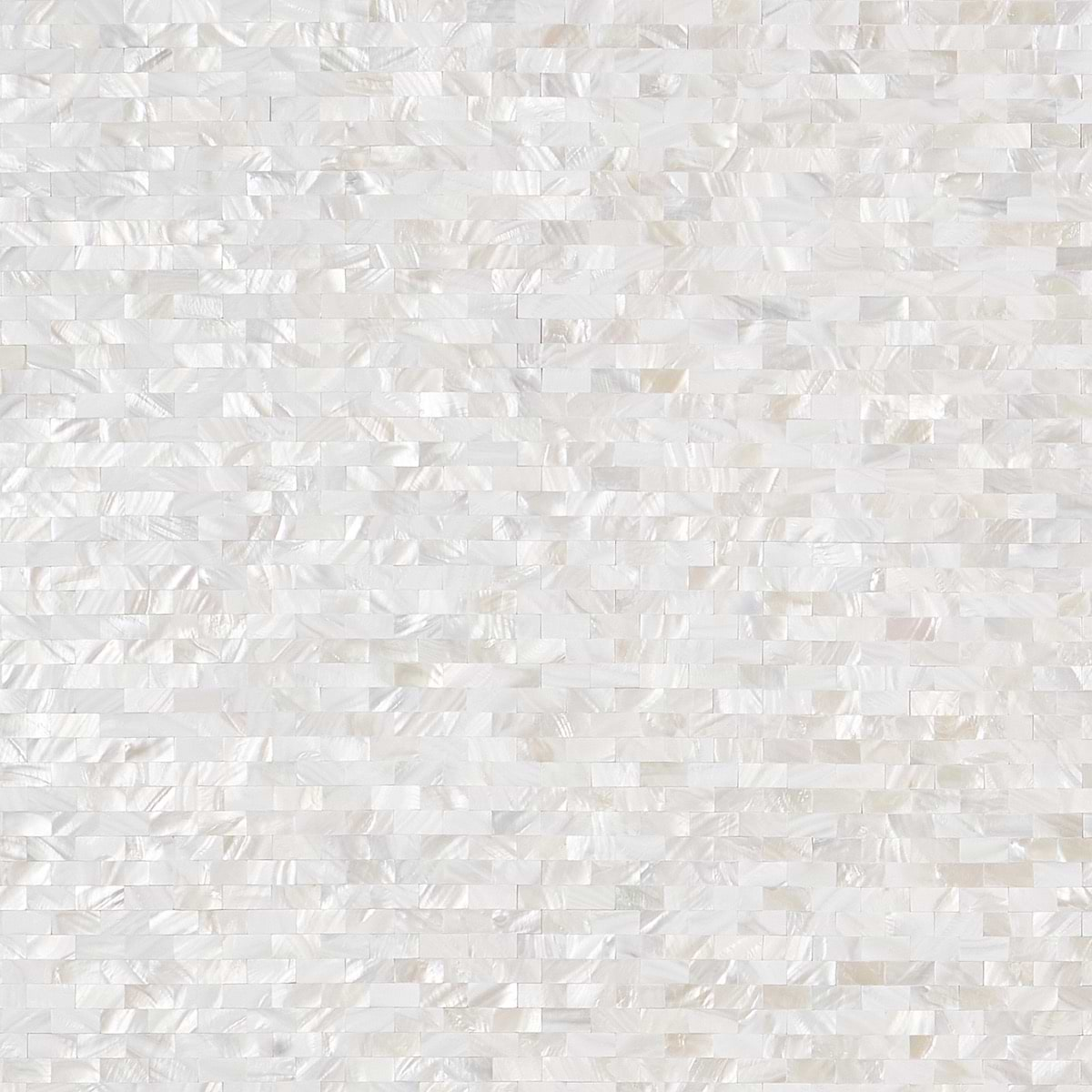 Mother of Pearl LPS Beige Mini Brick Seamless Peel & Stick Self Adhesive Polished Pearl Shell Mosaic Tile