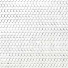 Eden Winter White Hexagon Polished Rimmed Ceramic Tile