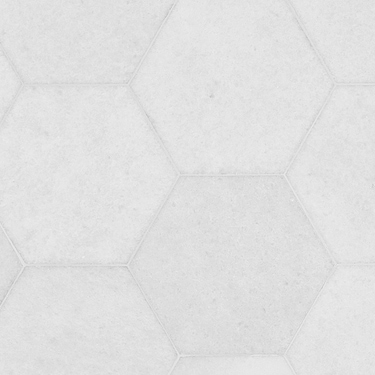 Snow White 10" Hexagon Honed Marble Tile