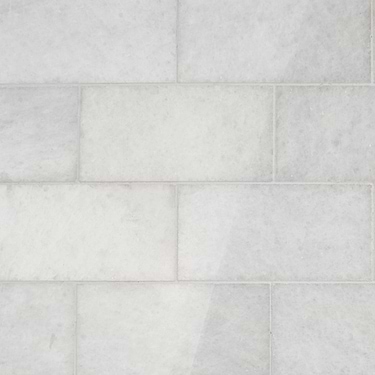 Snow White 3x6 Polished Marble Subway Tile