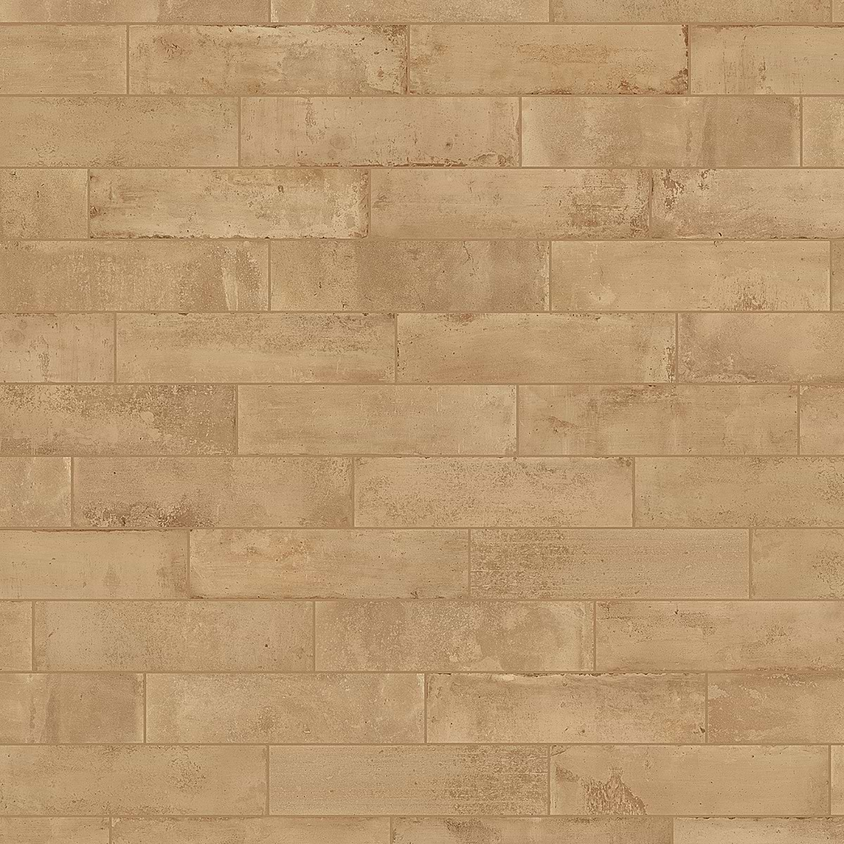 Brick Rustico Sabbia 3x12 Matte Porcelain Brick Look Tile