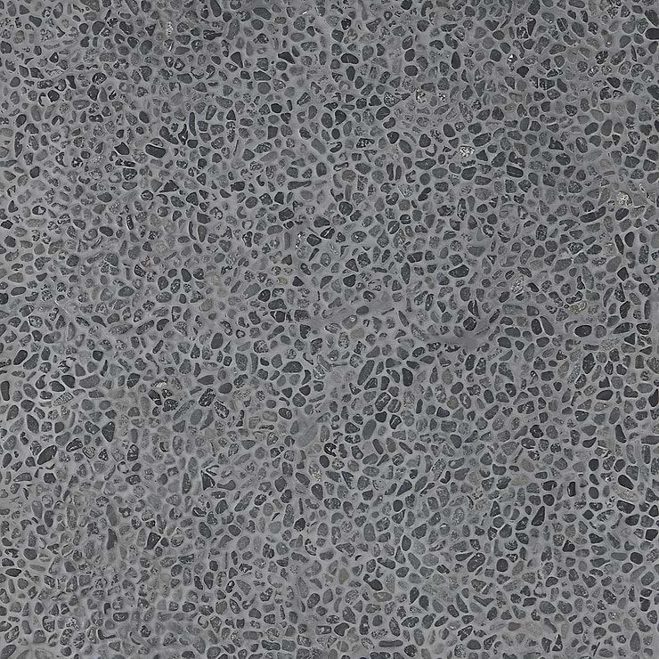 Nature Micro Lava Black Honed Natural Stone Mosaic; in Black + Gray  Natural Stone ; for Backsplash, Bathroom Floor, Bathroom Wall, Commercial Floor, Floor Tile, Kitchen Floor, Kitchen Wall, Outdoor Floor, Outdoor Wall, Shower Floor, Shower Wall, Wall Tile; in Style Ideas Beach, Contemporary