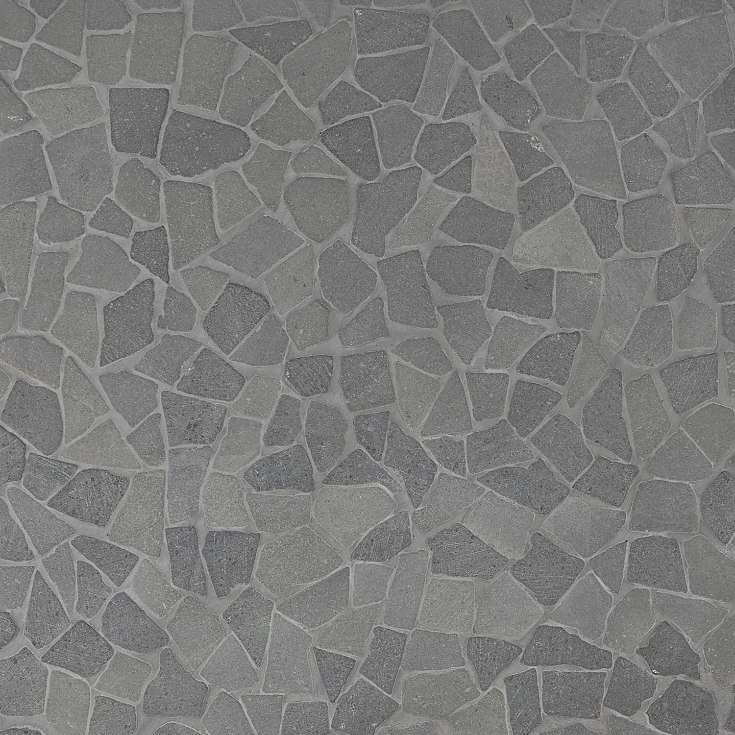 Nature Tumbled Lava Black Pebble Honed Mosaic Tile