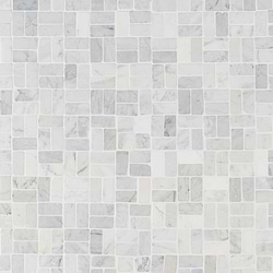 Nature Antique Carrara Marble Honed Mosaic Tile