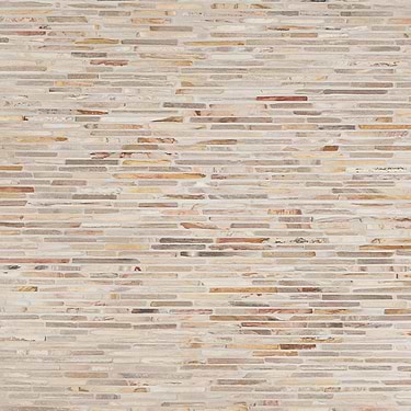 Fossil Beige Cracked Joint Tumbled Marble Mosaic