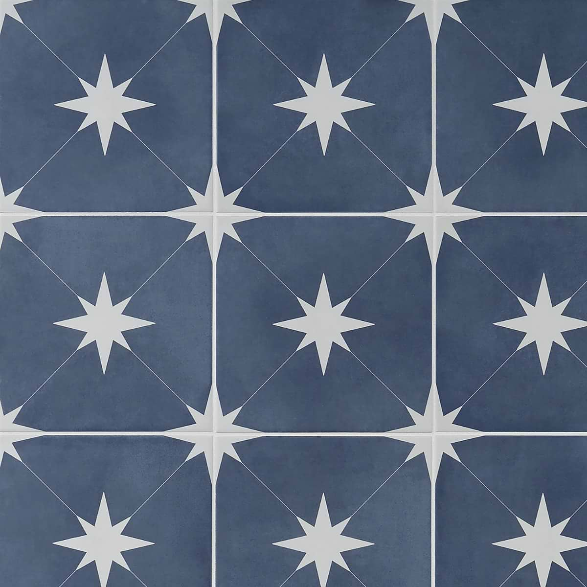 Tau Navy Blue 9x9 Matte Porcelain Tile