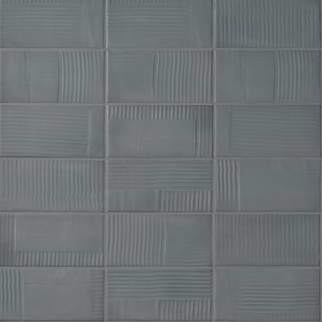 Comb Deco Cobalto 4X8 Matte Ceramic Wall Tile