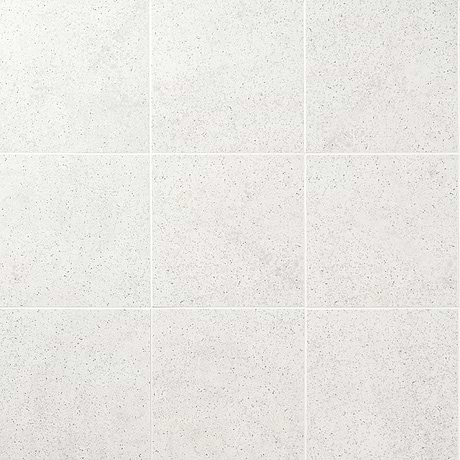 Art Geo  Terrazzo White Grigio 8x8 Matte Porcelain Tile by Elizabeth Sutton