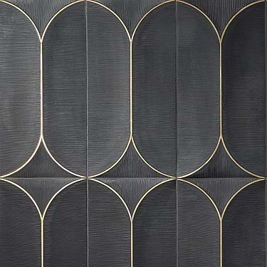Calypso Nero Black 8x16 Honed Marble Tile - Sample