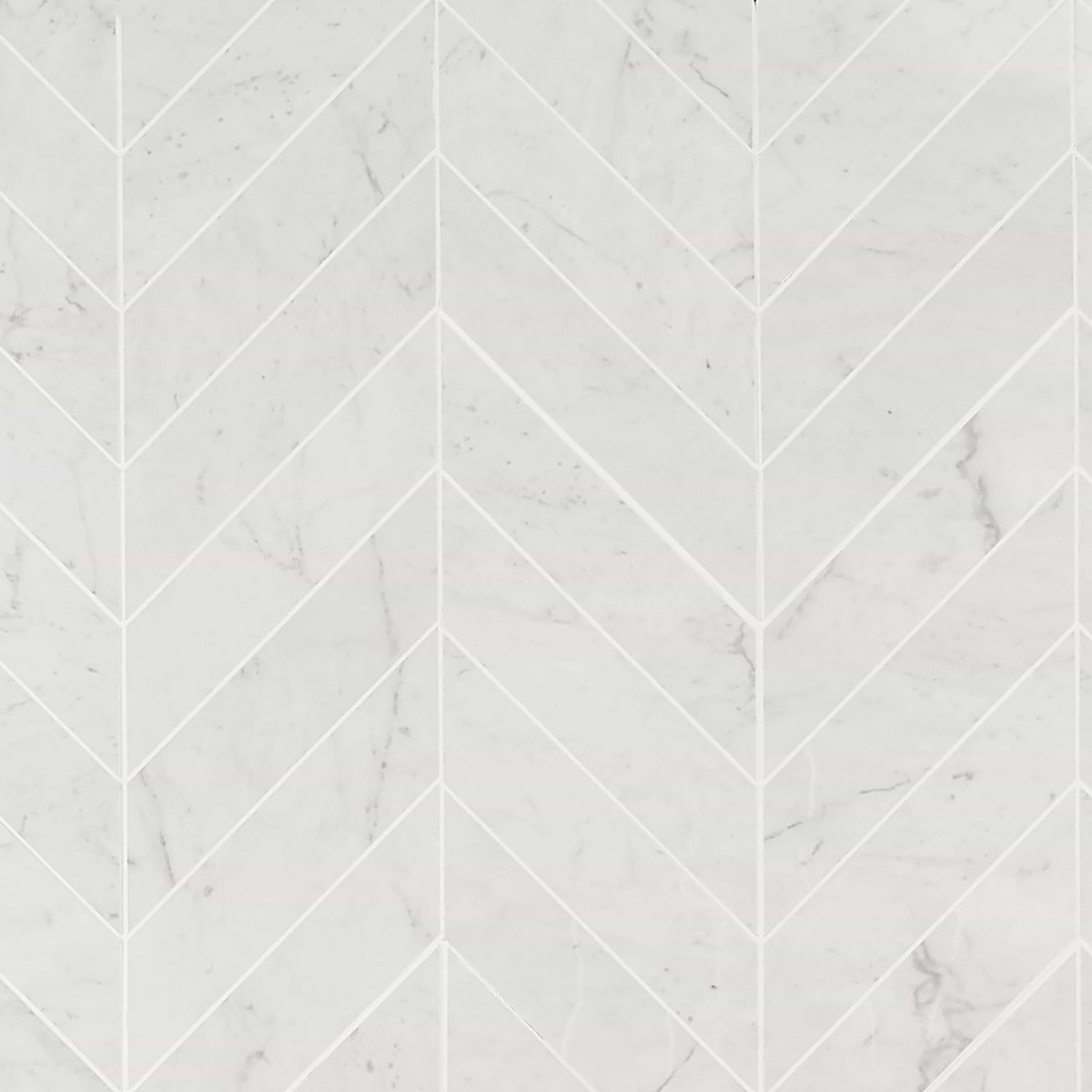 DreamStone Carrara Giola 2x8 Chevron Polished Porcelain Mosaic