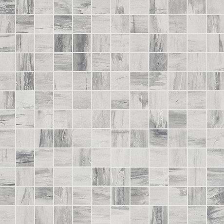 39 Sheet Scrap Lot Petrawood White 2x2 Matte Porcelain Mosaic Tile