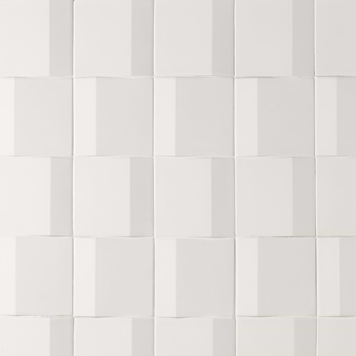 Zeal Edge 3D White 5x5 Matte Porcelain Tile