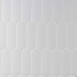 Parry Mist Gray 3x8 Fishscale Matte Ceramic Wall Tile