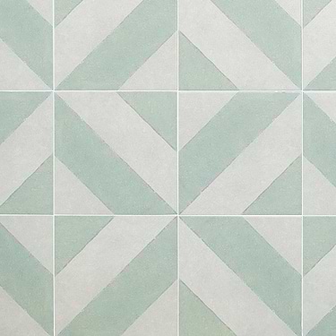 Auteur Kaleidoscope Sage Green 9x9 Matte Porcelain Tile