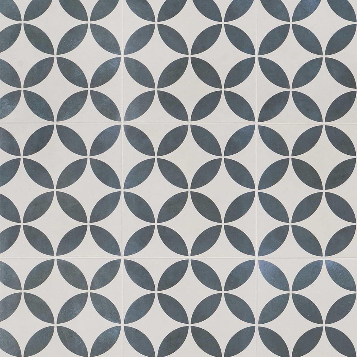 Lapaz Petals Blue 9x9 Matte Porcelain Tile