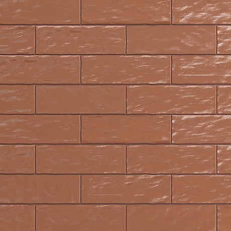 Montauk Terracotta 2x8 Mixed Finish Ceramic Subway Tile