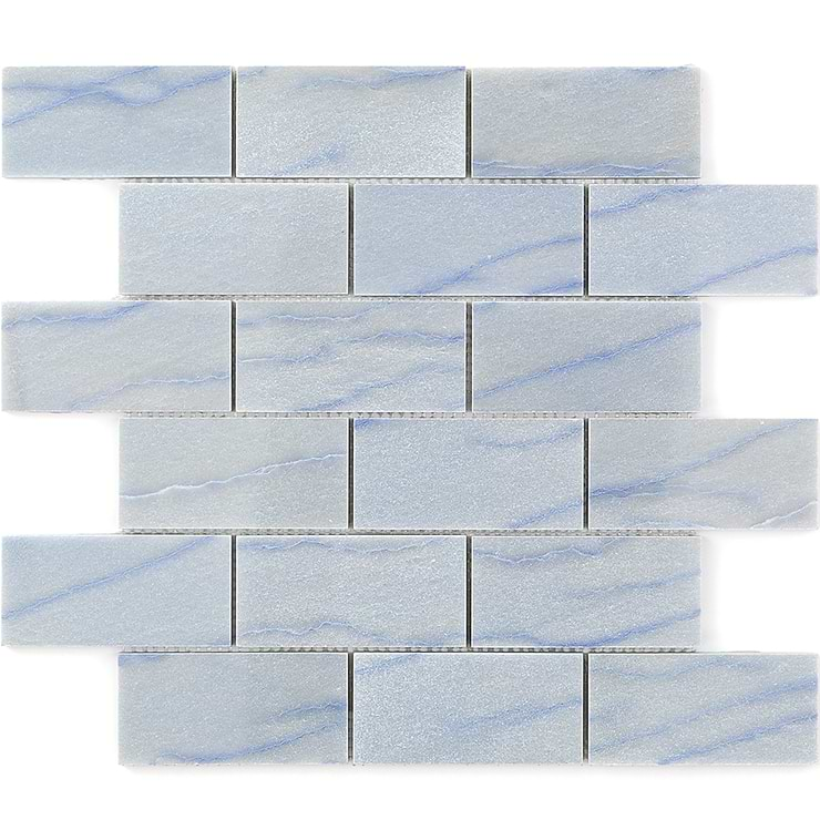 Blue Macauba 2x4 Polished Marble Tile 