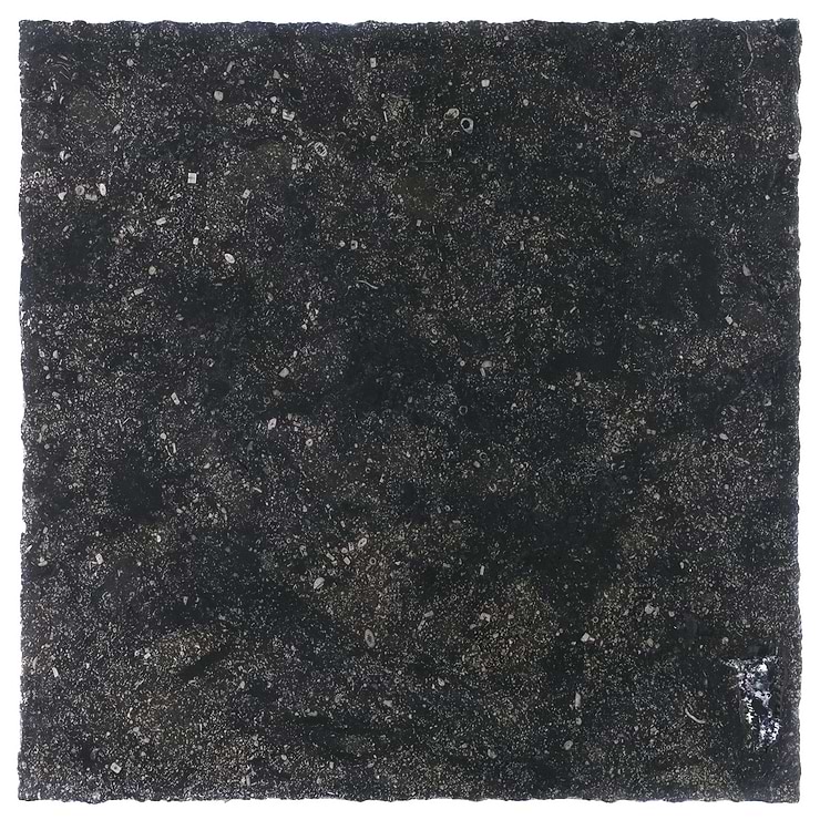 Catalina Charcoal Gray 18x18 Chiseled Edge Belgian Bluestone Marble Tile