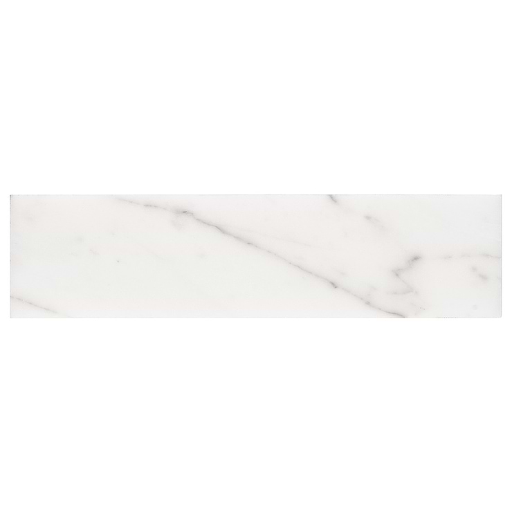 Calacatta White Gold 2x8 Honed Marble Subway Tile