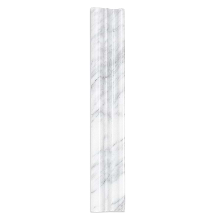 Chair Rail Carrara 2x12 Marble Tile Liner 