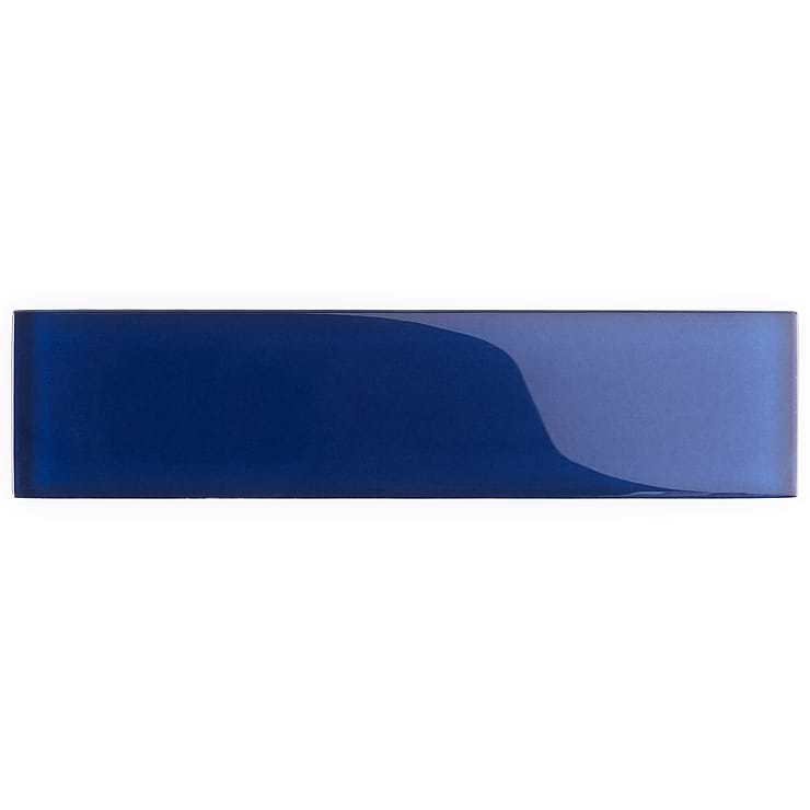 Loft Royal Blue 2x8 Polished Glass Tile