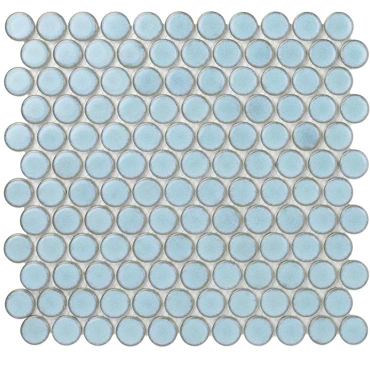 Nirvana Bliss Rimmed 1" Circles Ceramic Tile