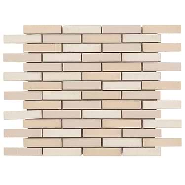 Bohemian  Brick Warm Mix 1/2x3 Clay Brick Mosaic Tile