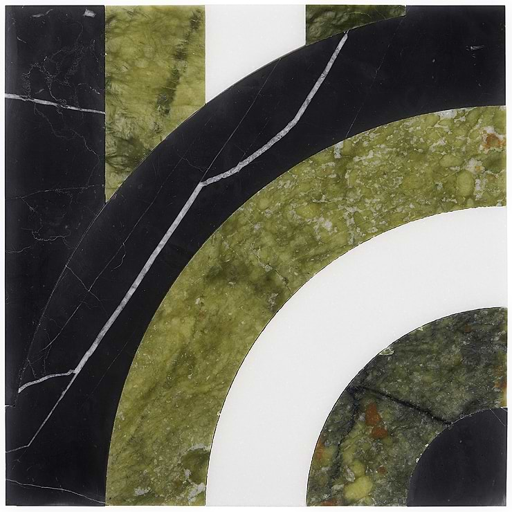 Arc Soul 12x12 Polished Marble By Elizabeth Sutton: Pattern 1