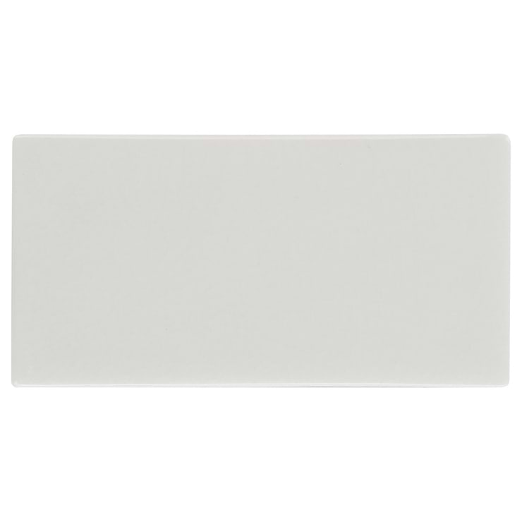 Nabi Glacier White 3x6 Crackled Glass Wall Tile