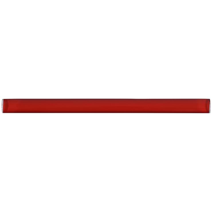 Cherry Red 1x12 Polished Glass Pencil Liner