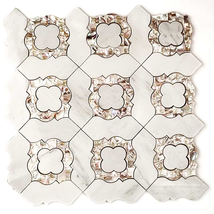 Cassie Chapman Rene' Marble and Pearl Tile