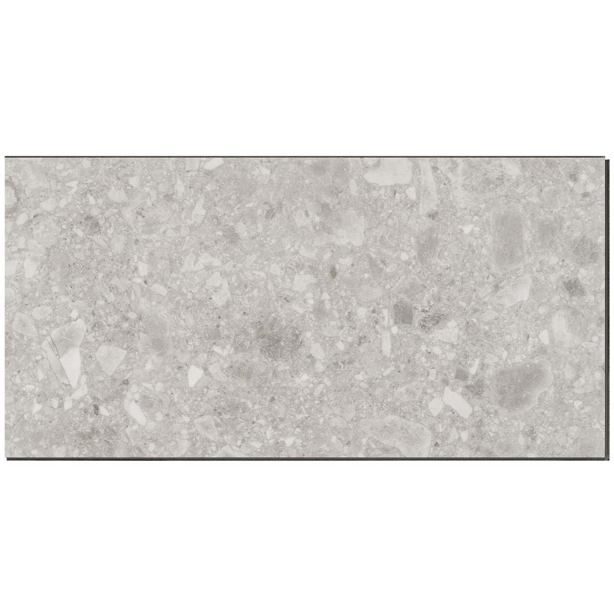 Rizo LVT Gray 12x24 Rigid Core Click Luxury Vinyl Tile 