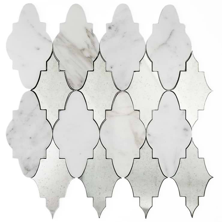 Odeza Palisade Marble and Mirror Tile