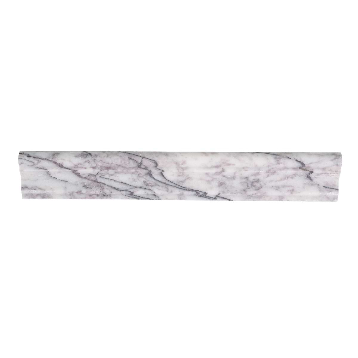 Lilac White 2x12 Honed Cornice Molding