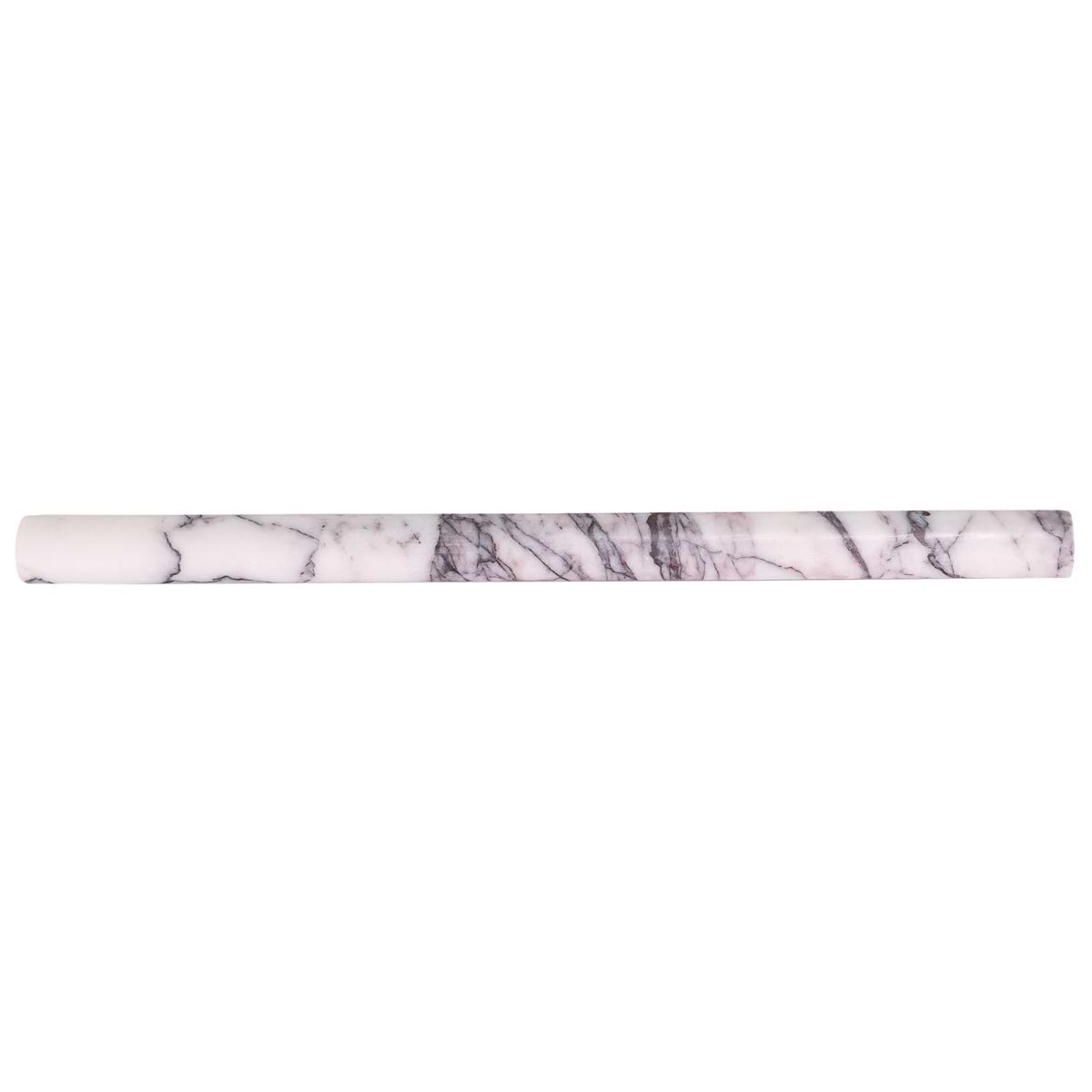 Lilac White 1x12 Polished Pencil Molding