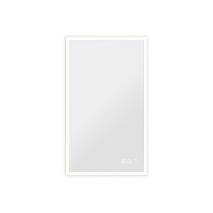 Rige 21x36" Rectangle LED Mirror