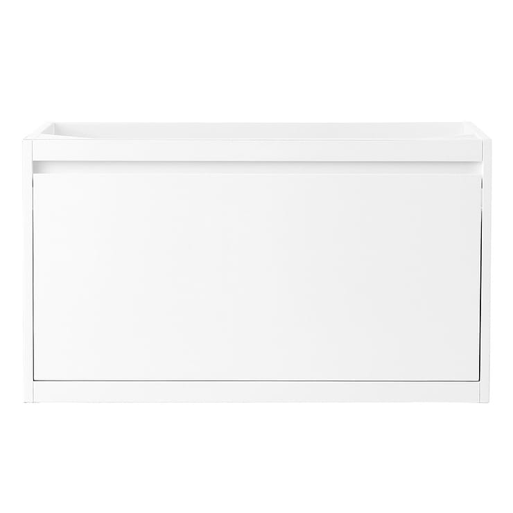 James Martin Vanities Mantova Glossy White 36" Floating Vanity without Top