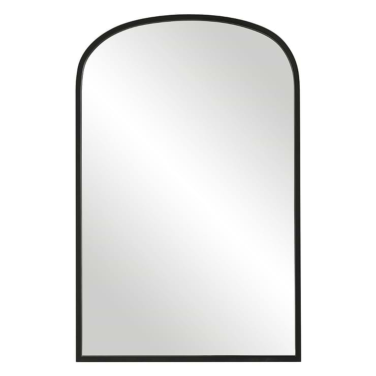 Simpla Arcadia Black 22x34" Arched Mirror