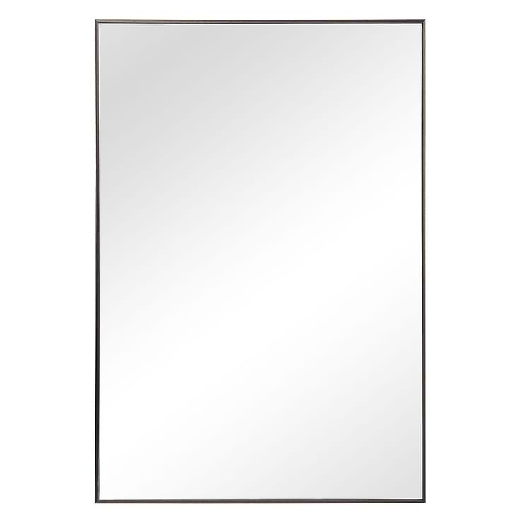 Everyday Dawn Gunmetal 21x31" Rectangle Mirror