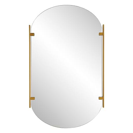 Leeya Gold 23x38" Oval Mirror