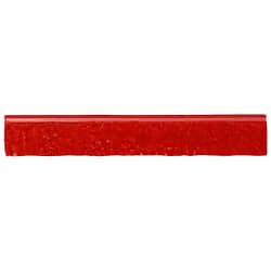 Wabi Sabi Crimson Red 1.5x9 Glossy Ceramic Bullnose