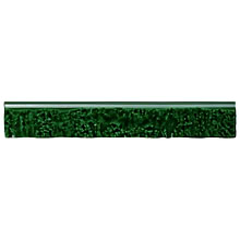 Wabi Sabi Emerald Green 1.5x9 Crackled Glossy Ceramic Bullnose