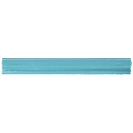Seaport Aquamarine 1x10 Polished Ceramic Pencil Liner