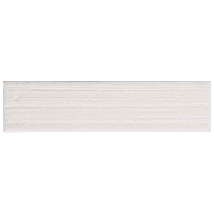 Charlotte Cloud White 3x10 Textured Matte Ceramic Subway Tile