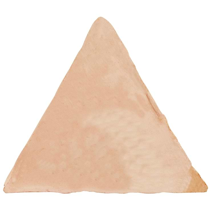 Terra Villa Sand Beige 6" Triangle Matte Presealed Genuine Terracotta Tile