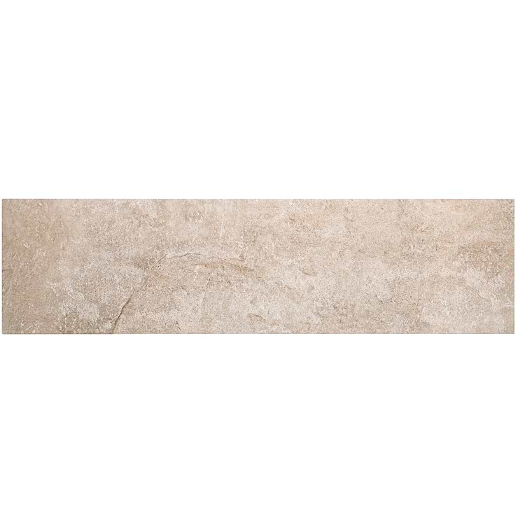 Shala Sand Beige 12x48 Matte Stair Tread Tile