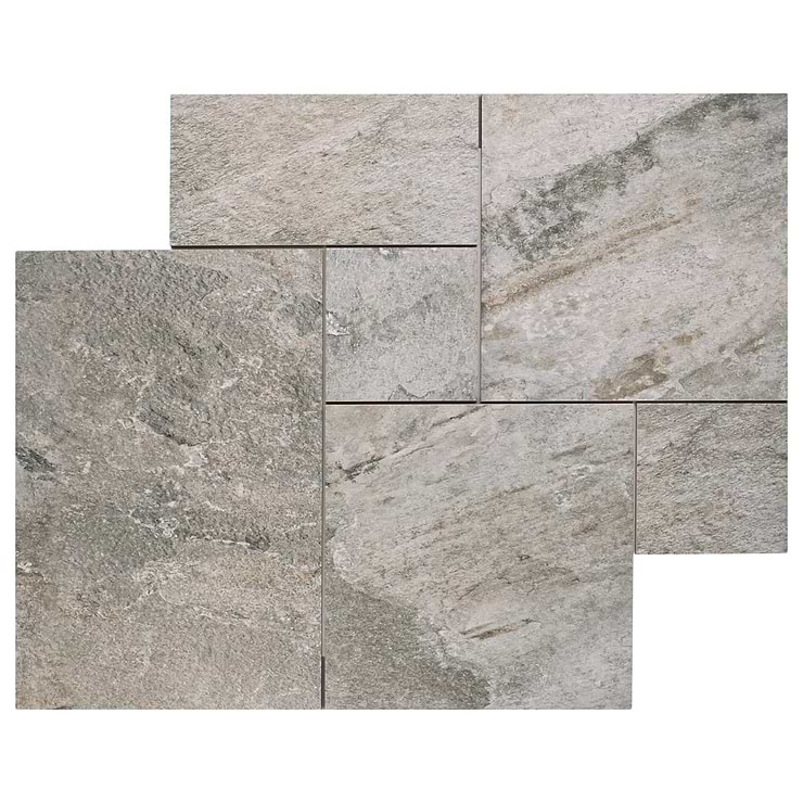 Shala Storm Gray French Pattern Matte Porcelain Tile