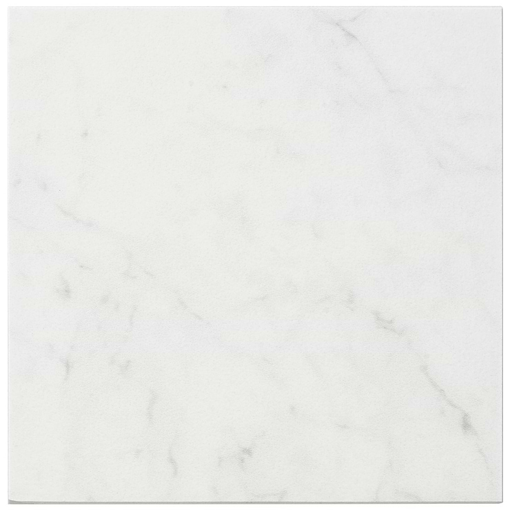 Marble Tech Bianco Gioia 6x6 Matte Marble Look Porcelain Tile